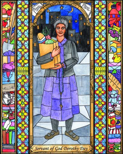 Acrylic Print - Dorothy Day, Servant of God by B. Nippert