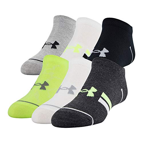Under Armour Youth Essential Lite No Show Socks, 6-Pairs