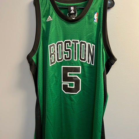 Vintage #5 RON MERCER Boston Celtics NBA Champion Jersey 44