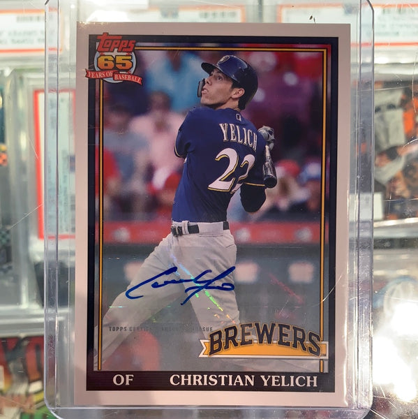 Topps archives Yelich 1of1 auto - その他