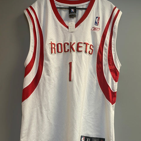 Vintage Houston Rockets Reebok Tracy Mcgrady #1 NBA Basketball Jersey Women