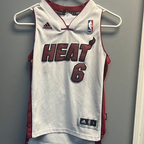 Youth Lebron James #6 Miami Heat Jersey 