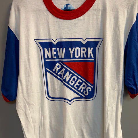 Blank NY Rangers Vintage Jerseys - Athletic Knit NYR312BK NYR313BK