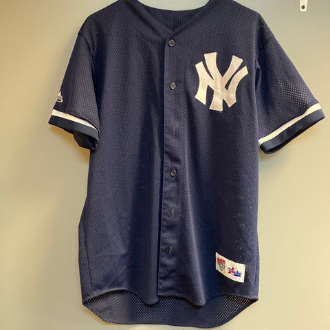 Vintage New York Yankees Baseball Jersey Majestic Made USA -  Sweden