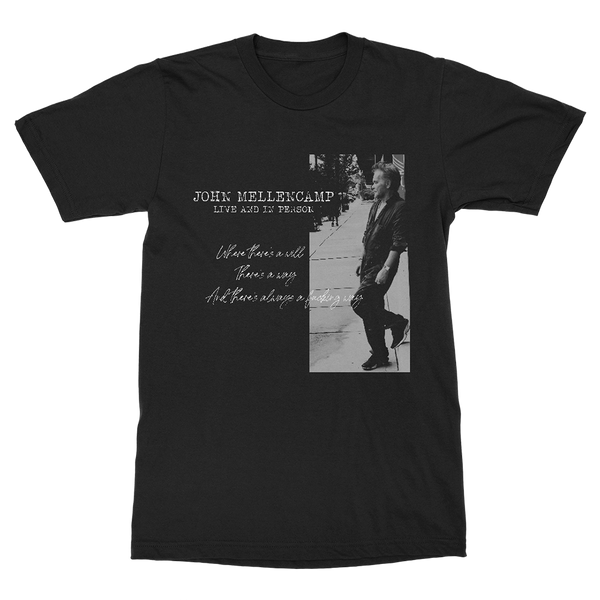 Where Theres A Will T Shirt John Mellencamp Official Store 