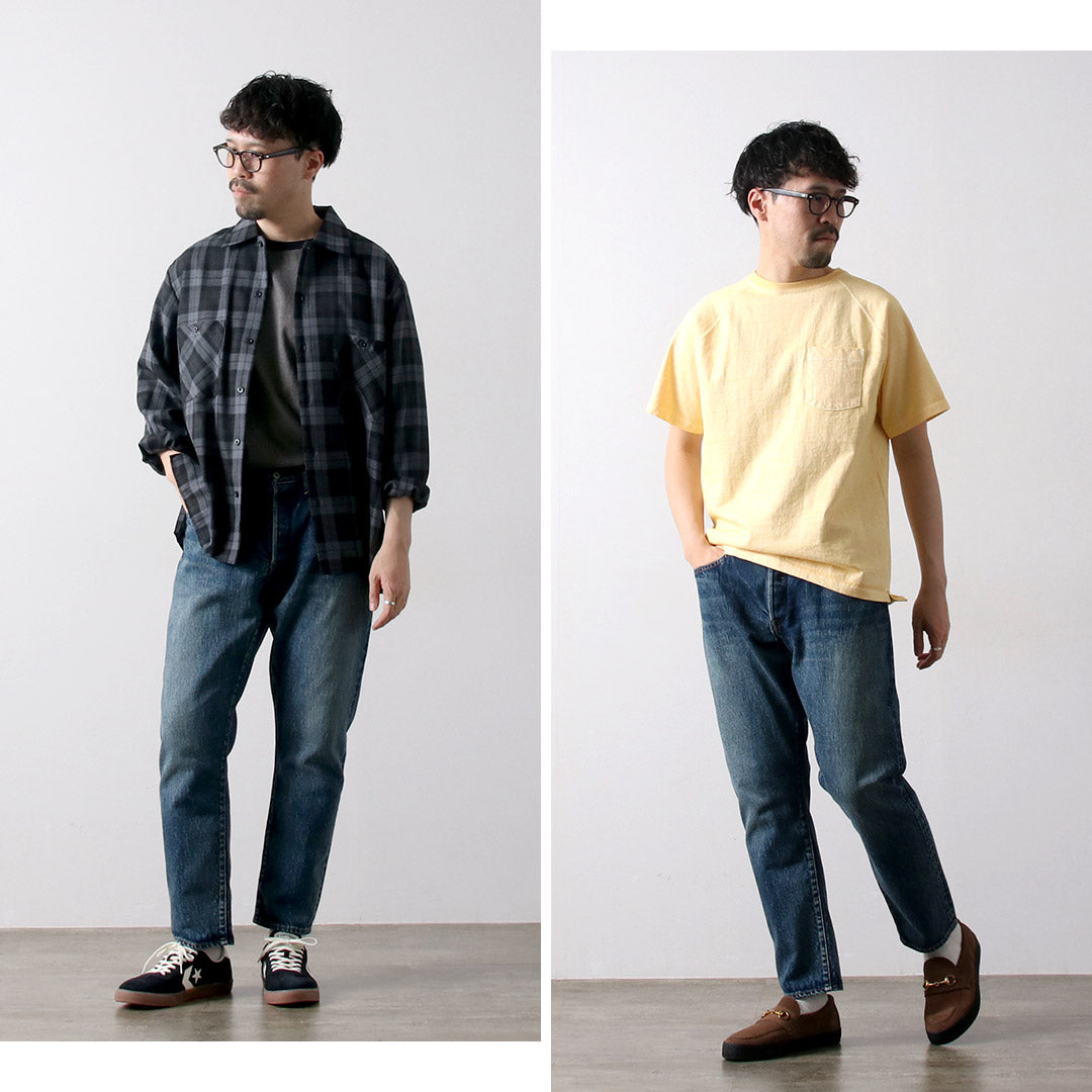 SANCA（サンカ） 15.5オンス デニムテーパード ユーズド 5P