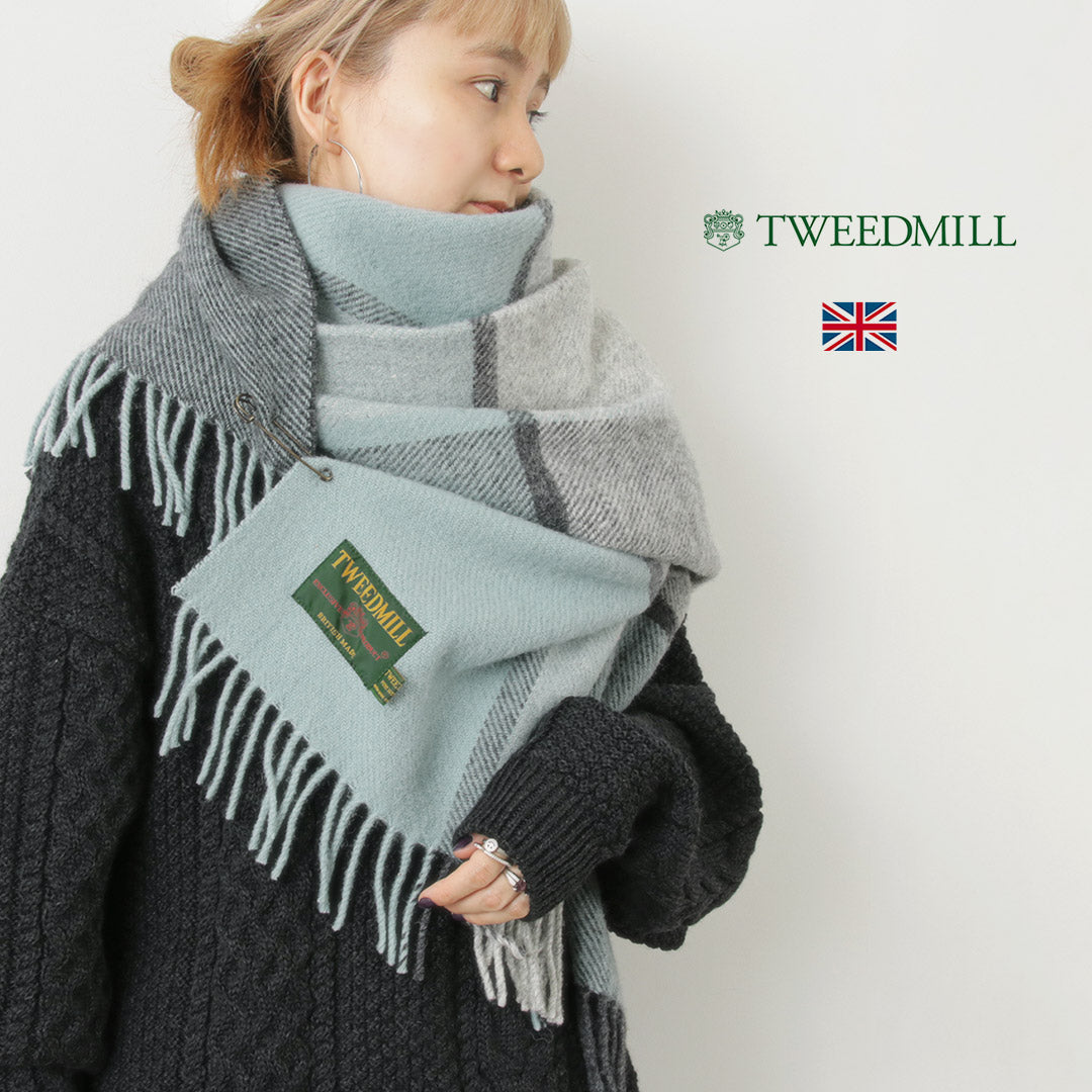 TWEED MILL　大判ストール　ショール　 ブランケット