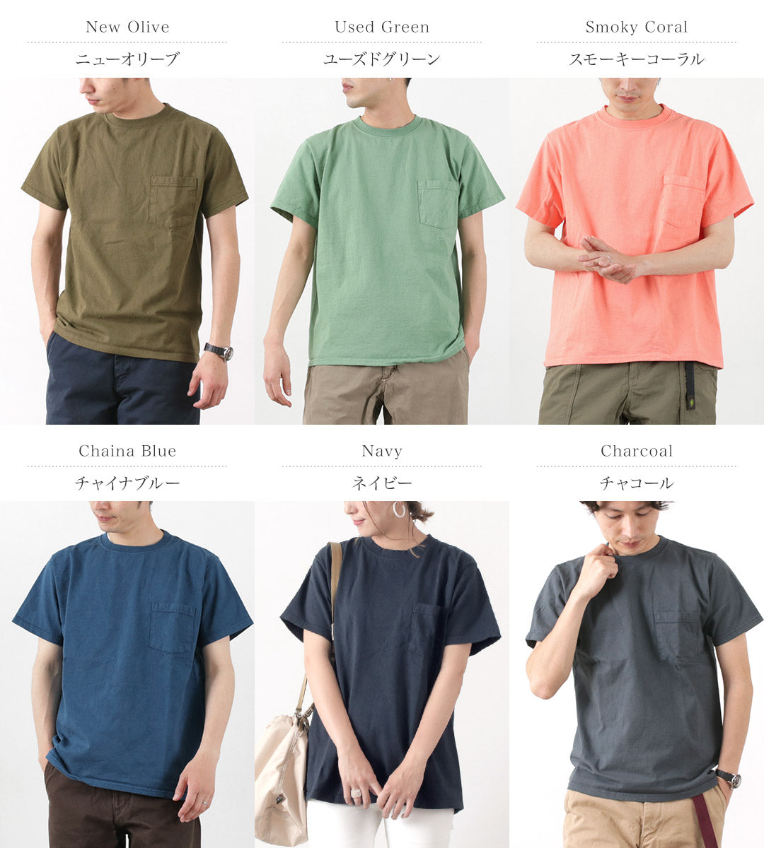 グッドウェア  Goodwear / Pocket Tee USA製 グレー