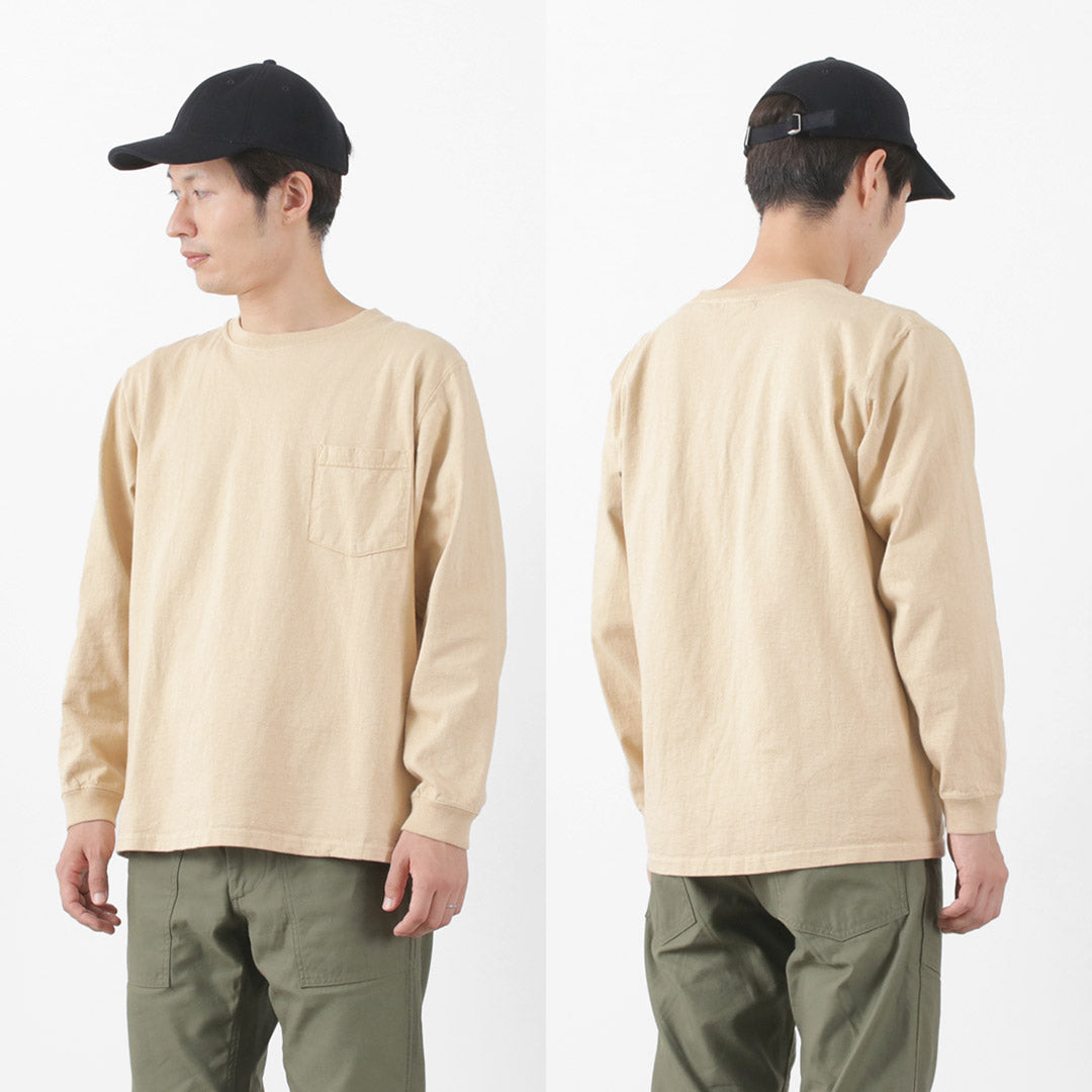 GOODWEAR Crew Neck Pocket T-Shirt Long Sleeve