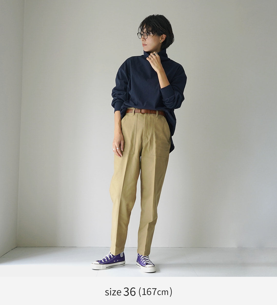 SHINZONE（シンゾーン） べイカーパンツ / レディース ボトムス ワイドパンツ 綿 コットン 無地 日本製 15AMSPA18 BAKER  PANTS