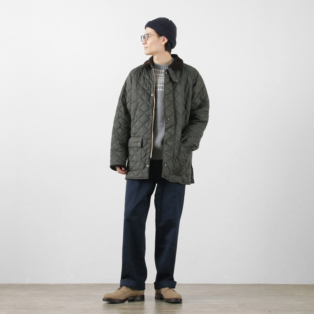 BARBOUR（バブアー） ビデイル SL キルトナイロン / メンズ ノンオイル キルティング アウター ジャケット 軽量 BEDALE SL  QUILT NYLON