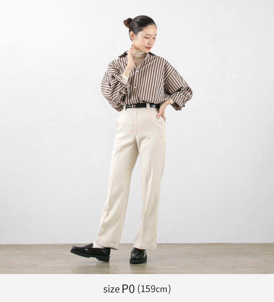 SHINZONE（シンゾーン） センタープレスパンツ / レディース ボトムス ストレート スラックス 無地 日本製 17SMSPA16 CENTER  PRESS PANTS