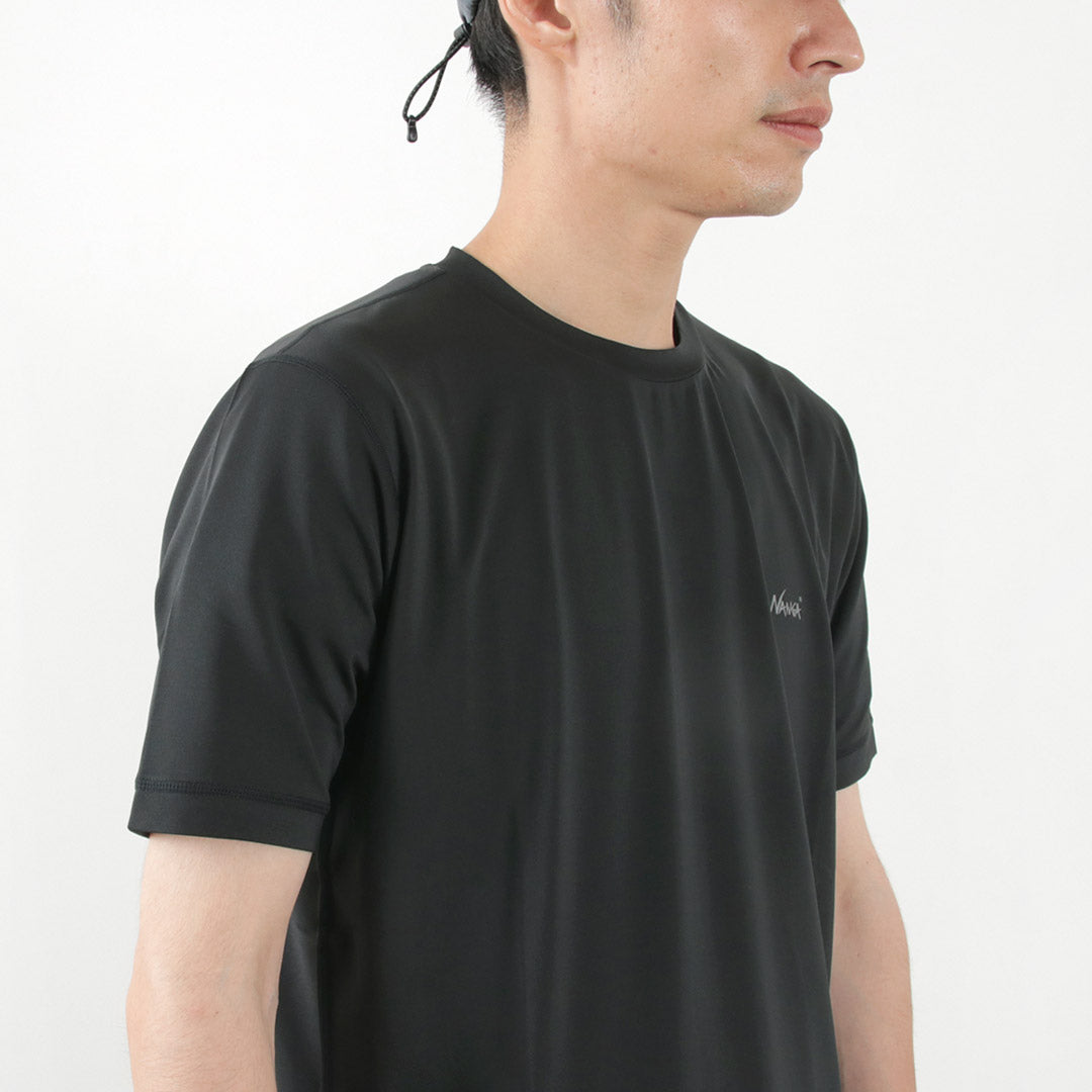 NANGA S/S RASH GUARD ラッシュガード 半袖 Lサイズ BLK - Tシャツ