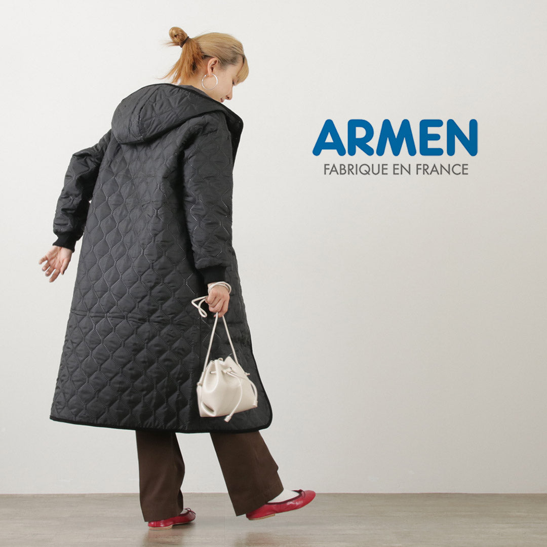 ARMEN(アーメン) フランス製 キルティング コート レディース アウター