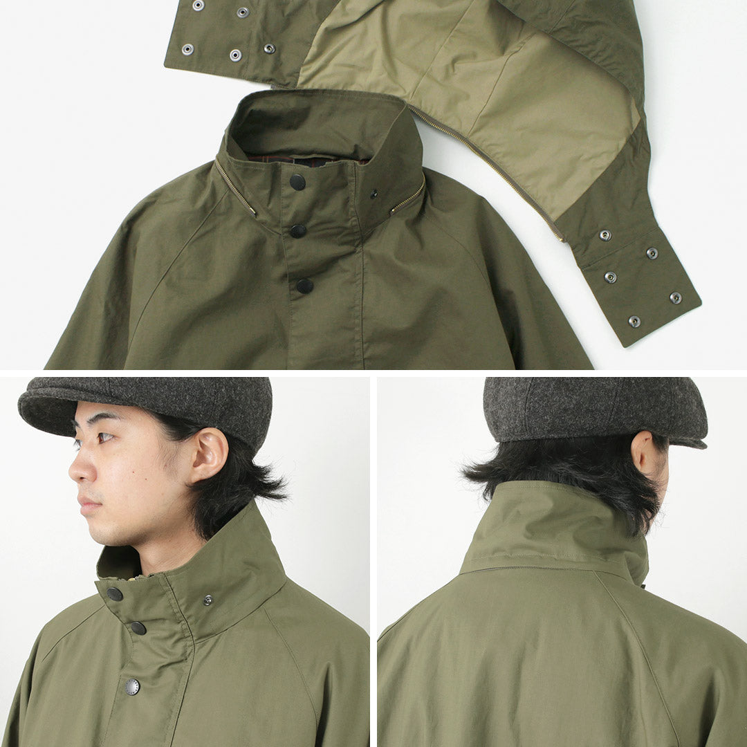 【20%OFF対象！3/1(金)09:59まで】BARBOUR（バブアー） フーデッド パーカー / アウター コート 防風 タータンチェック メンズ  ノンオイル HOODED PARKA