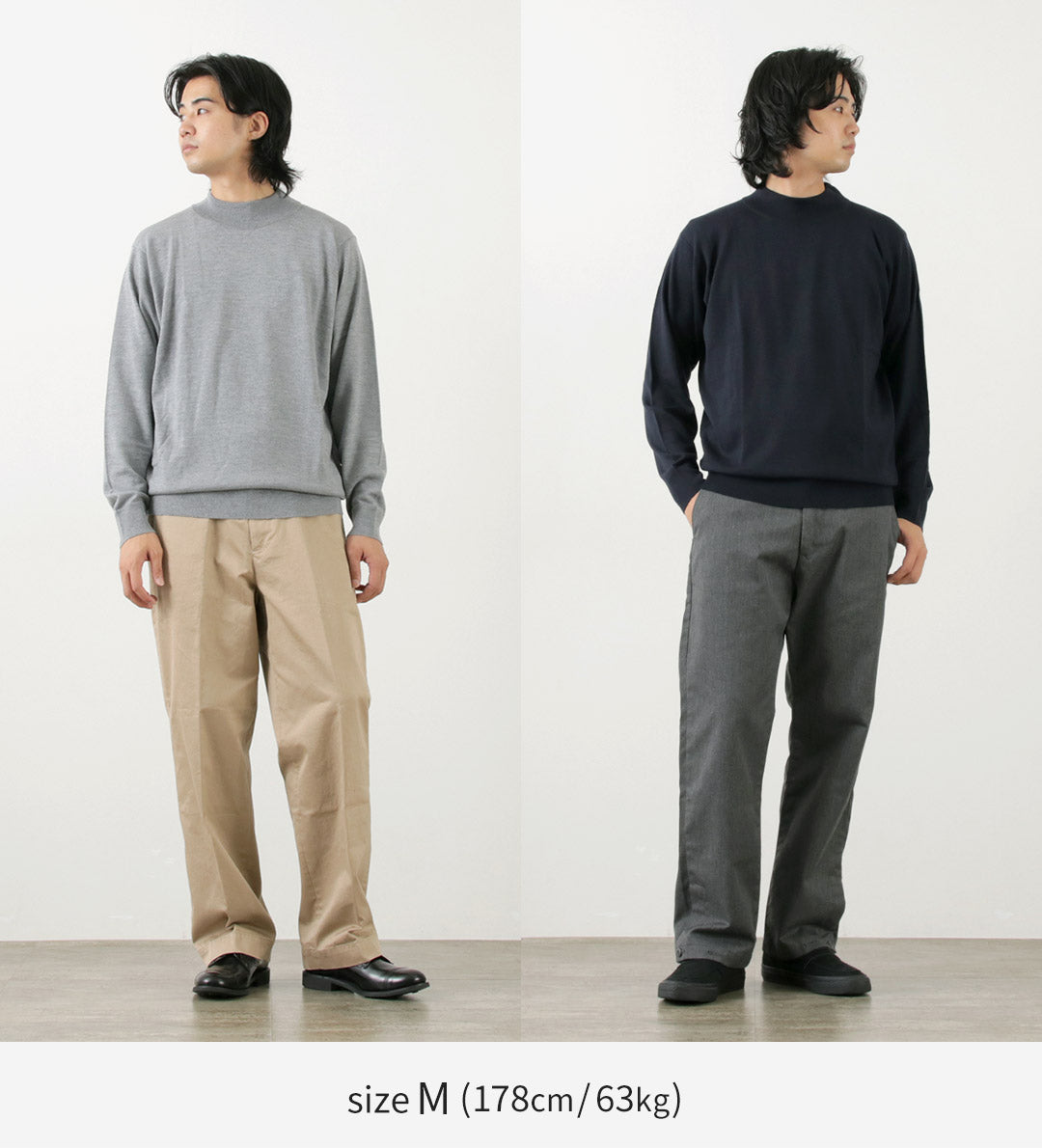 JOHN SMEDLEY（ジョンスメドレー） メリノウール 24ゲージ モックネック ニット / Sweater スウェーターシリーズ セー –  ROCOCO ONLINE STORE