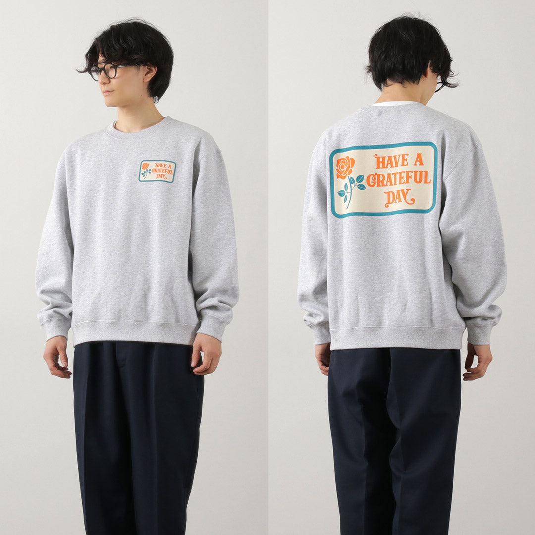 20％OFF】HAVE A GRATEFUL DAY（ハブアグレイトフルデイ） ボックスロゴ スウェット｜ROCOCO ONLINE STORE