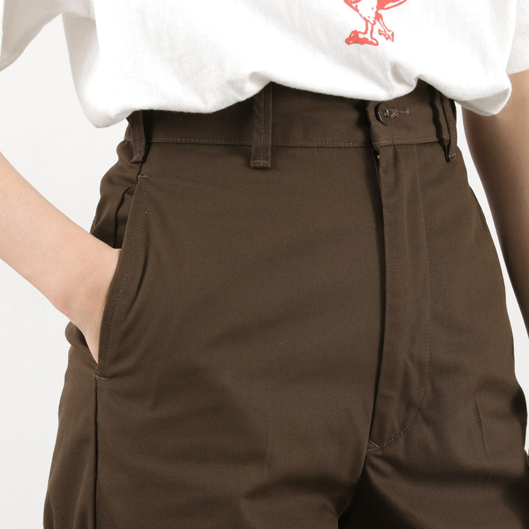 SHINZONE（シンゾーン）ウォッシュド ハイウェスト チノ / レディース ボトムス チノパンツ 無地 23MMSPA07 WASHED HIGH  WAIST CHINO