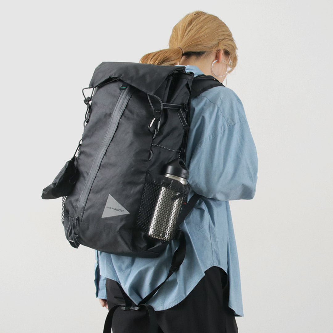 AND WANDER（アンドワンダー） エコパック 30L バックパック / メンズ レディース ユニセックス リュック 鞄 登山 アウトドア  ECOPAK 30L backpack