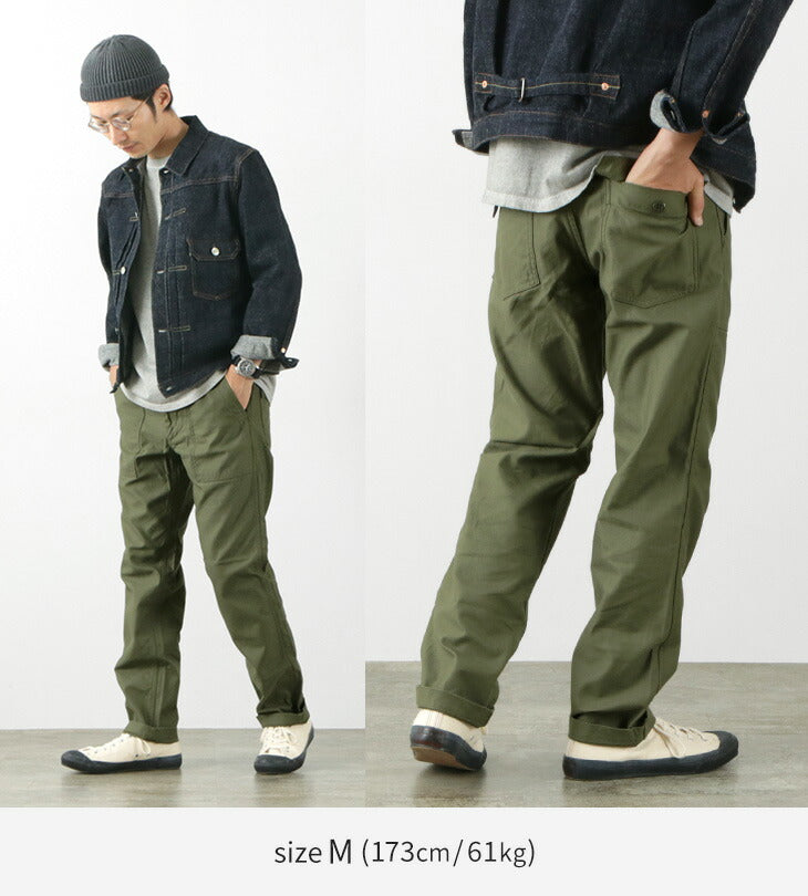 FOB FACTORY BAKER PANTS F0431 OLIVE