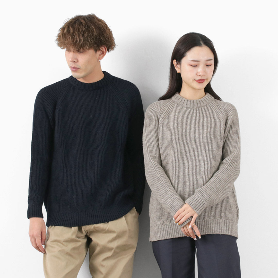 POLO】ロゴ ドニゴール クルーネック セーター - トップス