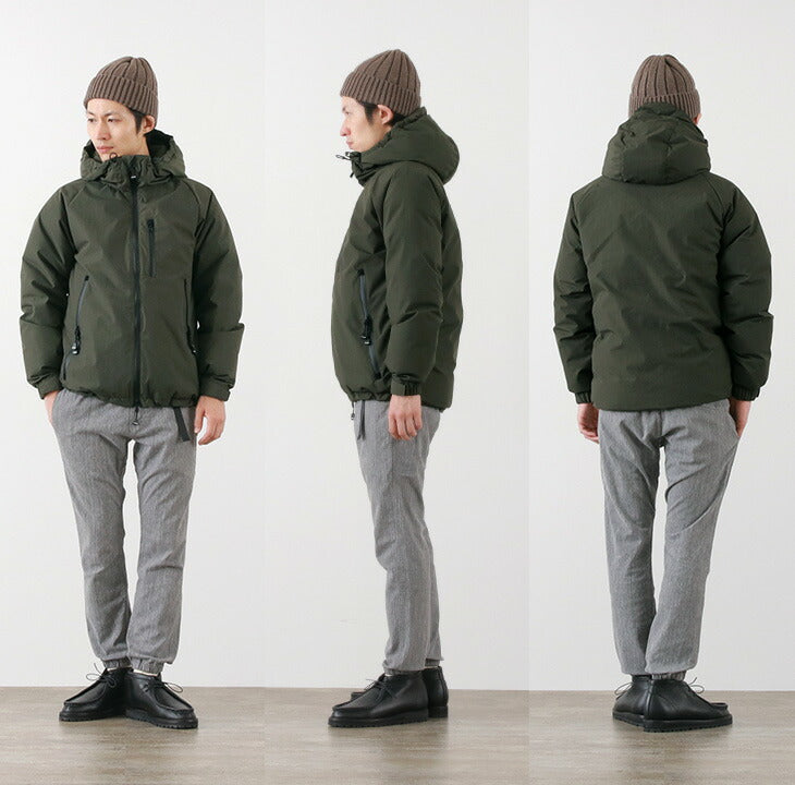 MENs M  ナンガ × ROCOCO 別注 焚火 オーロラ ダウンジャケット TAKIBI AURORA DOWN JACKET EXCLUSIVE NANGA チャコール系