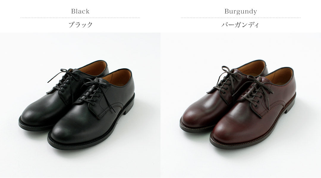 WHEEL ROBE Plain Toe Derby Shoes