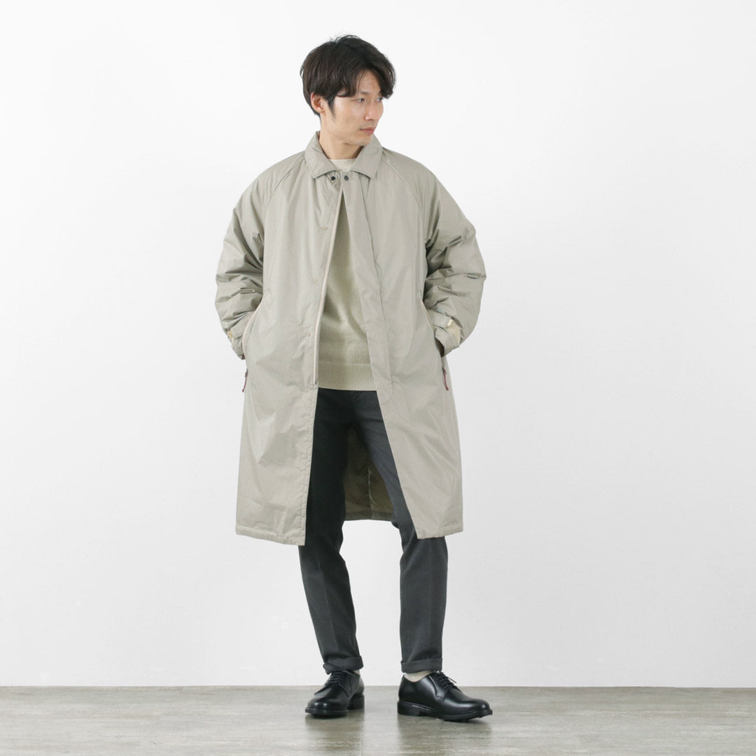 NANGA（ナンガ）オーロラ ステンカラー ダウンコート アウター メンズ バルカラー 撥水 リップストップ AURORA SOUTIEN  COLLAR DOWN COAT