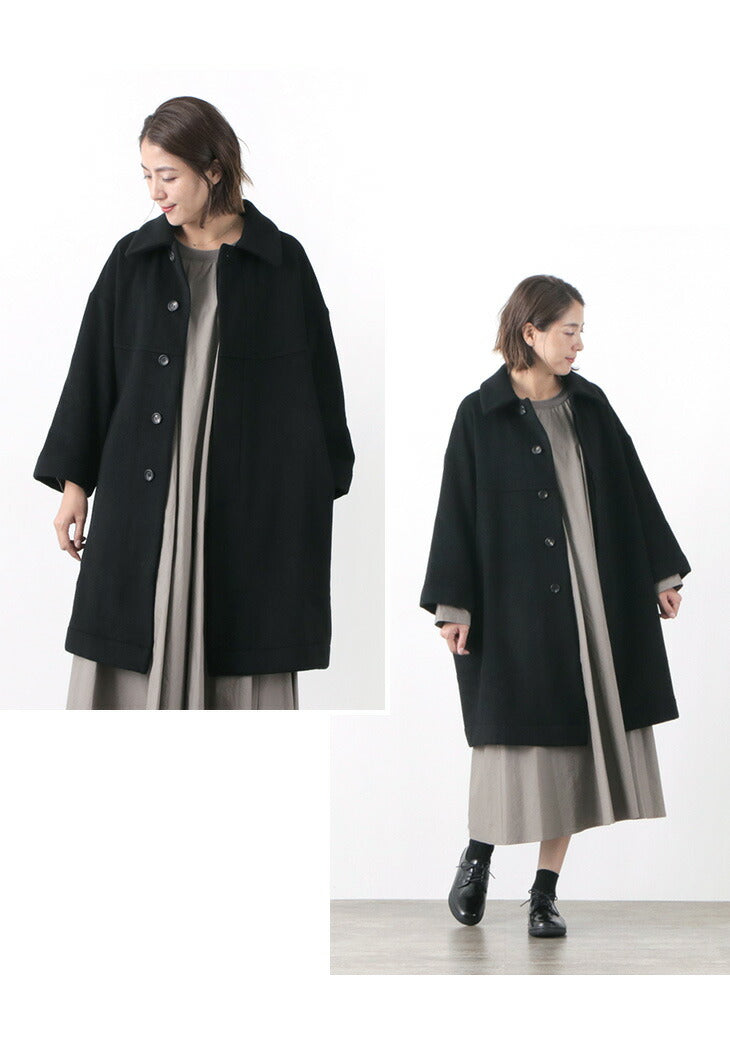 【50％OFF】HONNETE（オネット） バルーンコート / レディース / アウター / ロング / ワイド / ウール / カシミア /  HO-20AW CO1 / BALLOON COAT【セール】