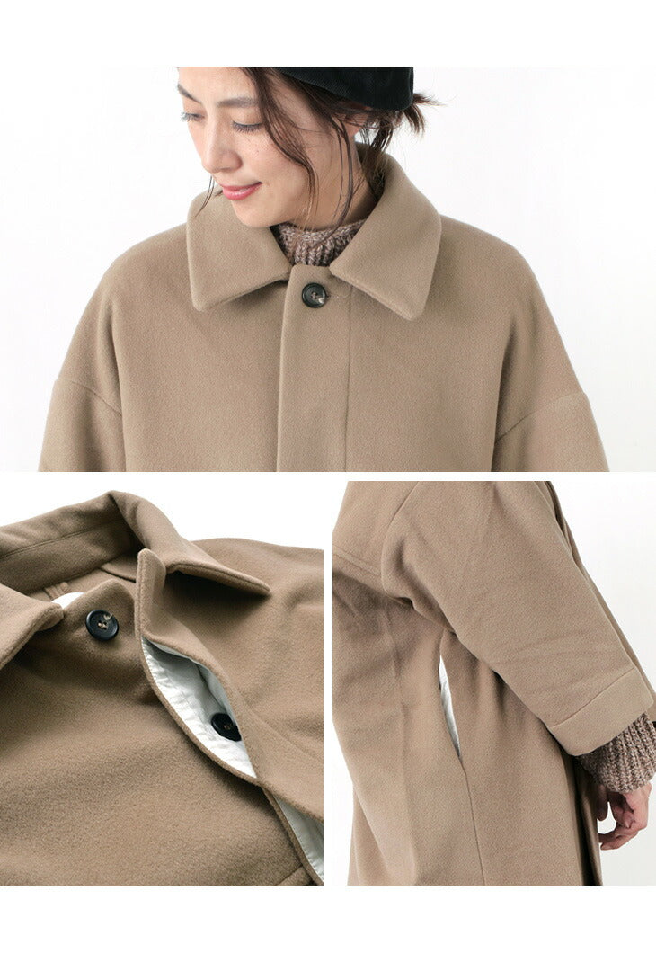 【50％OFF】HONNETE（オネット） バルーンコート / レディース / アウター / ロング / ワイド / ウール / カシミア /  HO-20AW CO1 / BALLOON COAT【セール】