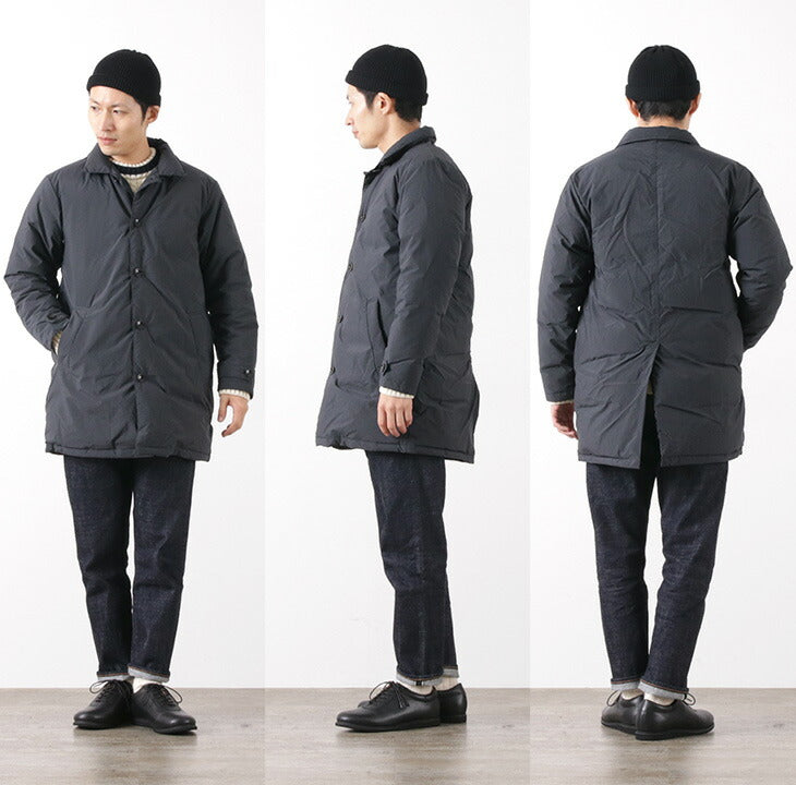 HAVE A GOOD DAY（ハブアグッドデイ） ダウンコート 130 / NANGA ナンガ / 撥水 / ステンカラー / メンズ / 日本製  / DOWN COAT 130