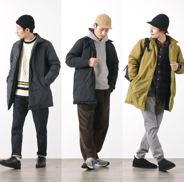 HAVE A GOOD DAY（ハブアグッドデイ） ダウンコート 130 / NANGA ナンガ / 撥水 / ステンカラー / メンズ / 日本製  / DOWN COAT 130