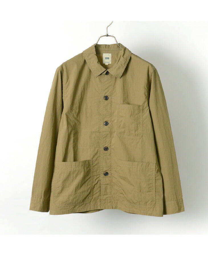 FOB FACTORY（FOBファクトリー） F2394 フレンチ シャツジャケット / 長袖 / メンズ / 日本製 / FRENCH SHIRT  JACKETSHIRT COAT