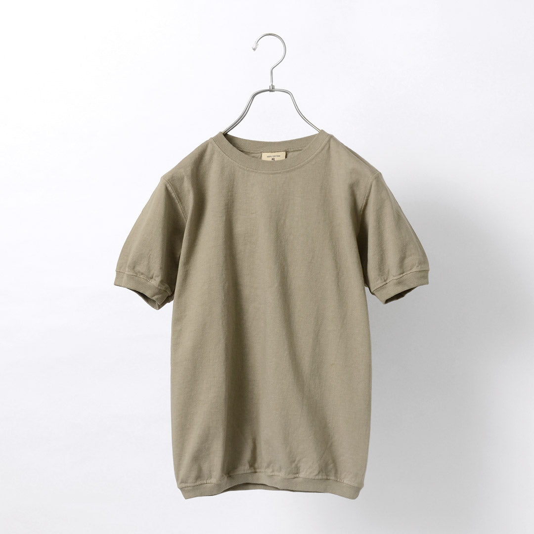 GOODWEAR Crew Neck Short Sleeve T-Shirt Cuff and Hem Rib