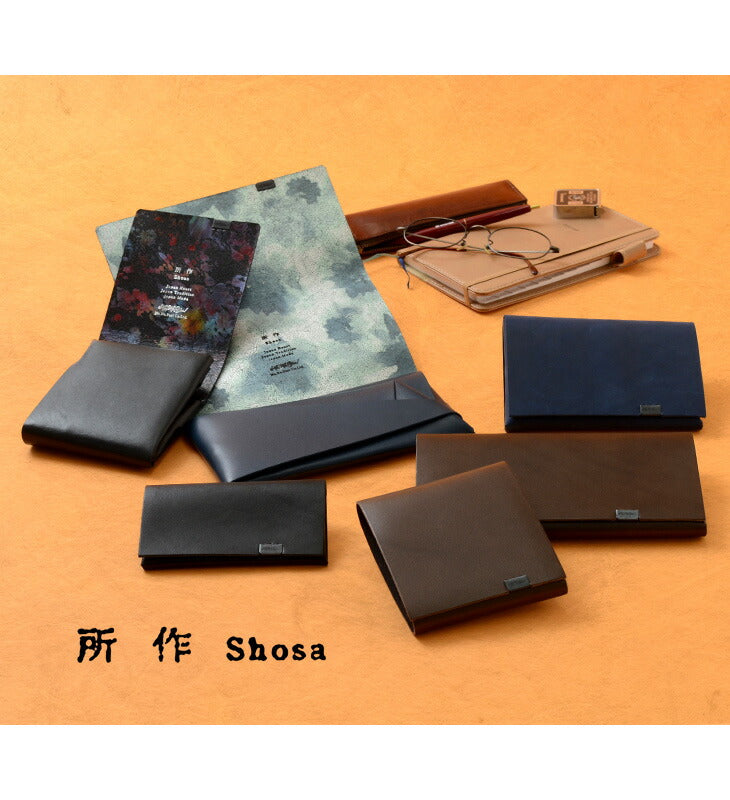 所作（しょさ） [B] ショートウォレット1.0 オイルヌバック 財布 革 二つ折財布 日本製 Shosa SHO- –  ROCOCO ONLINE STORE