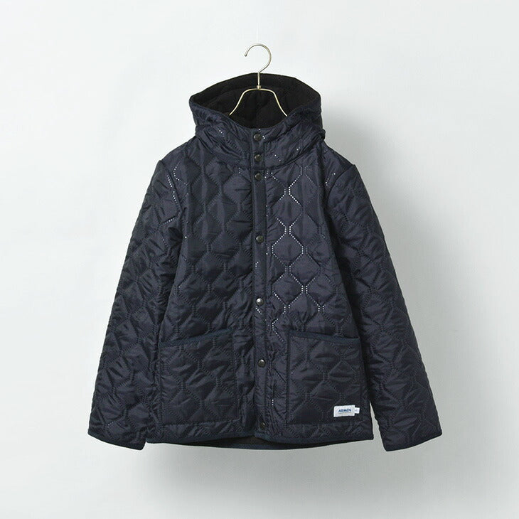 ARMEN（アーメン） リバーシブル フーデッド キルティング ジャケット / アウター / NAM1752 / REVERSIBLE HOODED  JKT