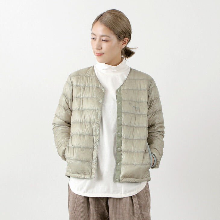 NANGA（ナンガ） インナー ダウン カーディガン ウィメンズ / レディース / 軽量 / Vネック / ID CARDIGAN(WOM –  ROCOCO ONLINE STORE