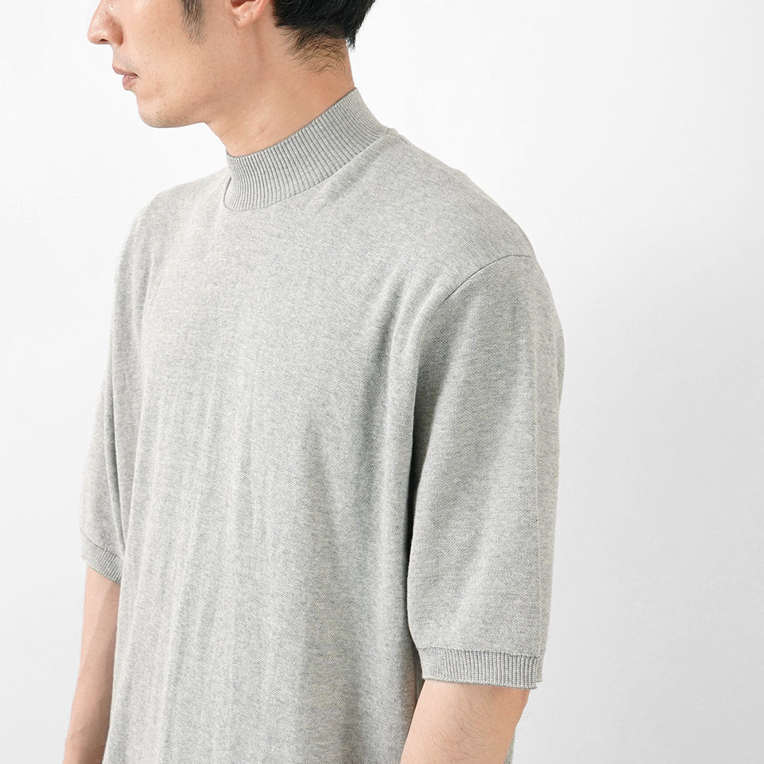 GICIPI Calamaro Mock neck Relaxed fit Knit and sew