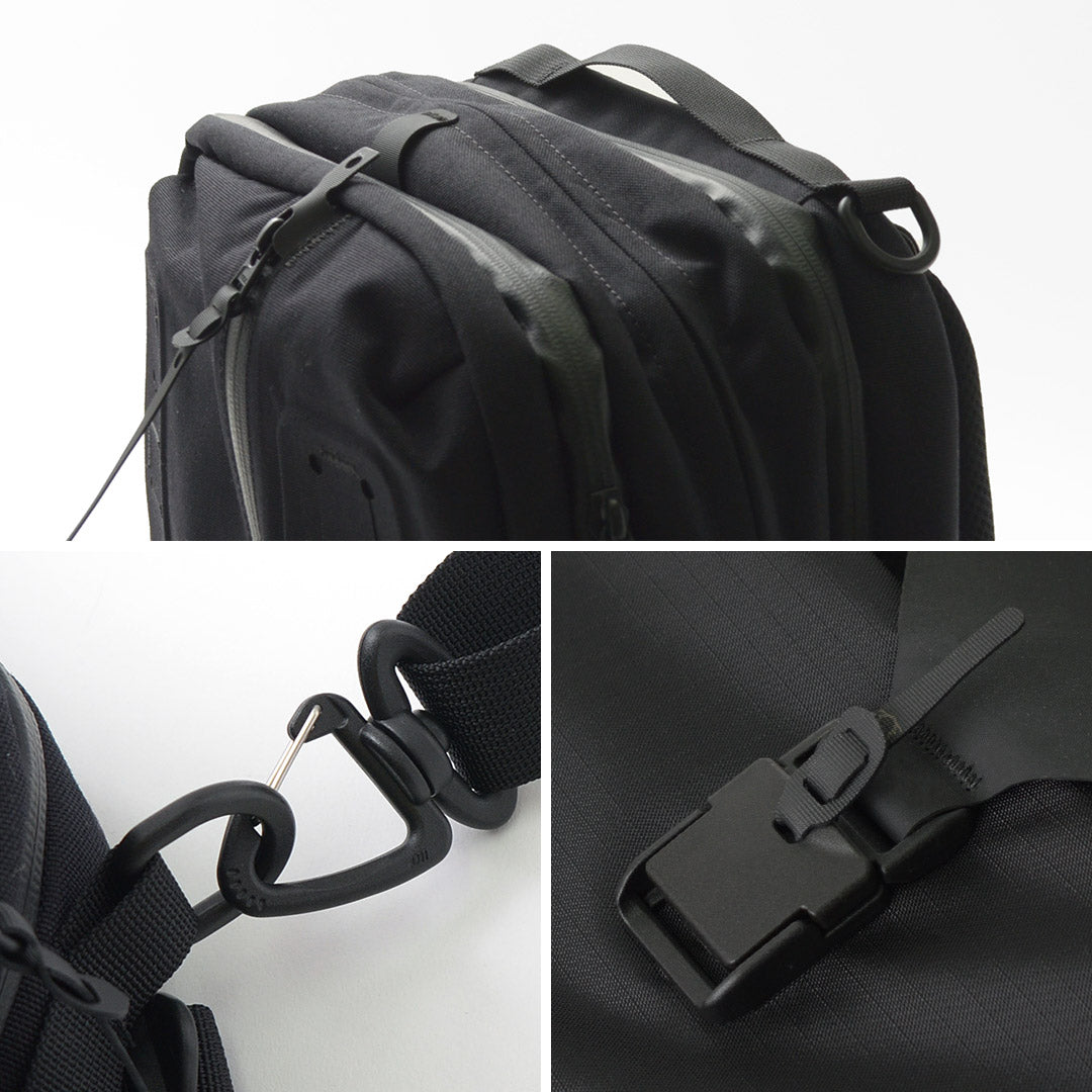 BLACK EMBER CORDURA FORGE 500 Denier 3WAY Travel Backpack