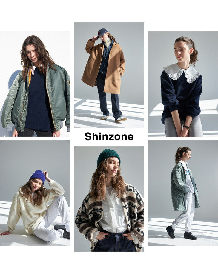 SHINZONE（シンゾーン） ミリタリー バックプリント Tシャツ / 長袖