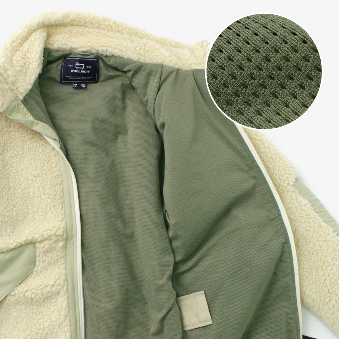 WOOLRICH（ウールリッチ） テラパイル フリースジャケット 3.0 メンズ レディース ユニセックス ボア アウター (WO-F2244)  TERRA PILE FLEECE JACKET 3.0