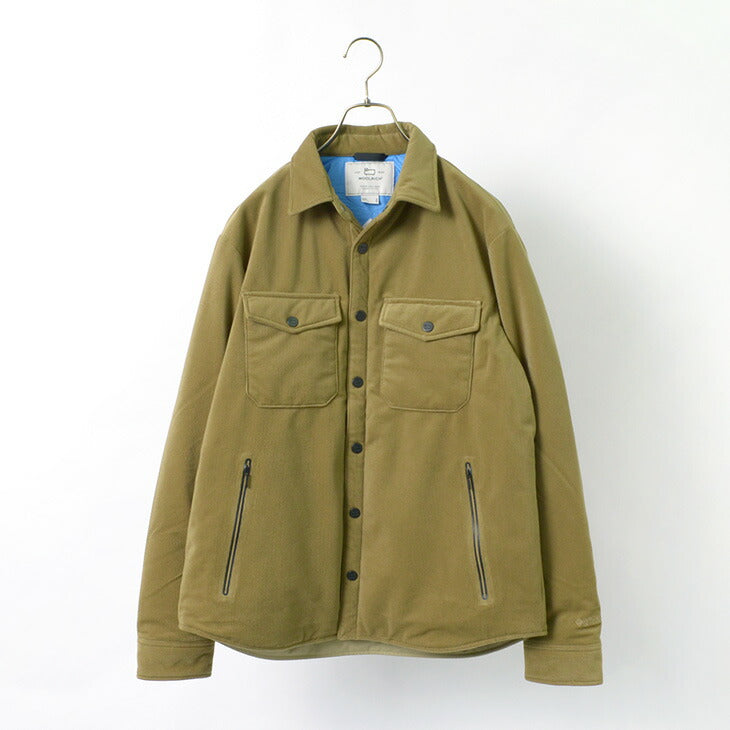 【50％OFF】WOOLRICH（ウールリッチ） コーデュロイ ゴアテックス インシュレーション シャツ / プリマロフト / ダウンシャツ /  メンズ / 防水 防風 透湿 / WJOU0067 / CORDUROY INSULATION SHIRT【セール】