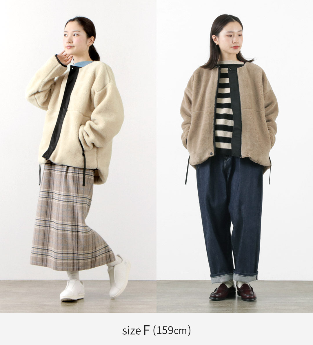 期間限定30％OFF】MAO MADE（マオメイド） ベアー ボア ショート丈ノー