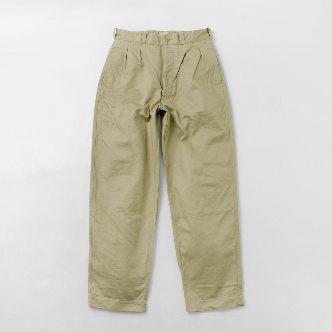 【30％OFF】FOB FACTORY（FOBファクトリー） F0512 フレンチアーミーチノ / ミリタリー / テーパード / メンズ / 日本製  / M-52 FRENCH ARMY CHINO【セール】