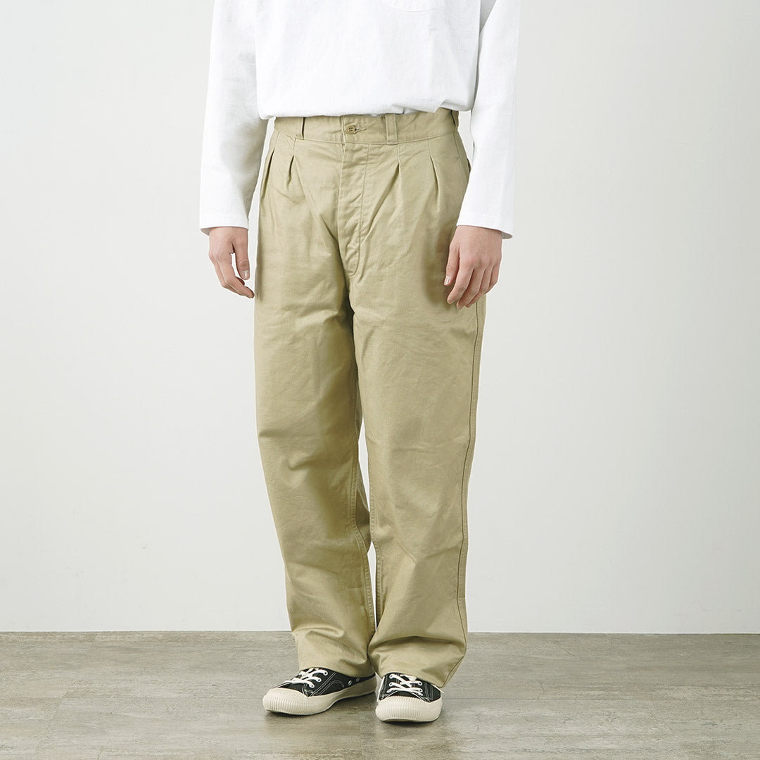 【30％OFF】FOB FACTORY（FOBファクトリー） F0512 フレンチアーミーチノ / ミリタリー / テーパード / メンズ / 日本製  / M-52 FRENCH ARMY CHINO【セール】