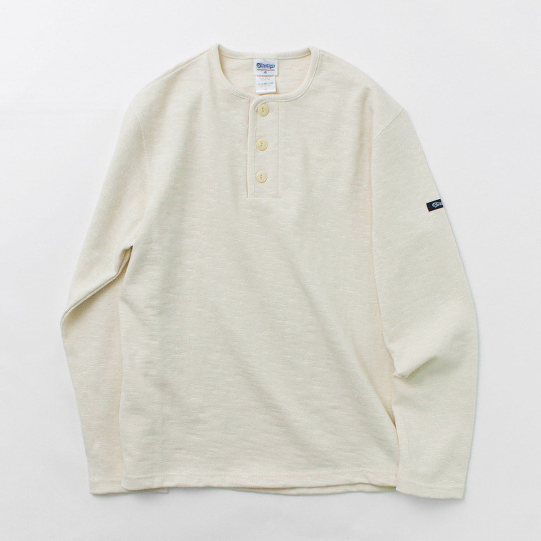 TIEASY Special order HDCS Henry neck long sleeve T-shirt