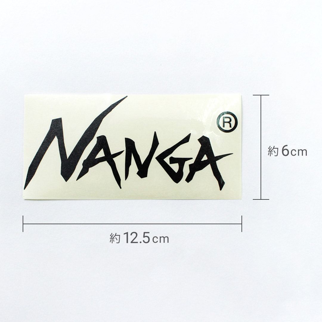 新品☆NANGA☆ステッカー☆ナンガ☆黒文字☆切文字☆ - アウトドア寝具