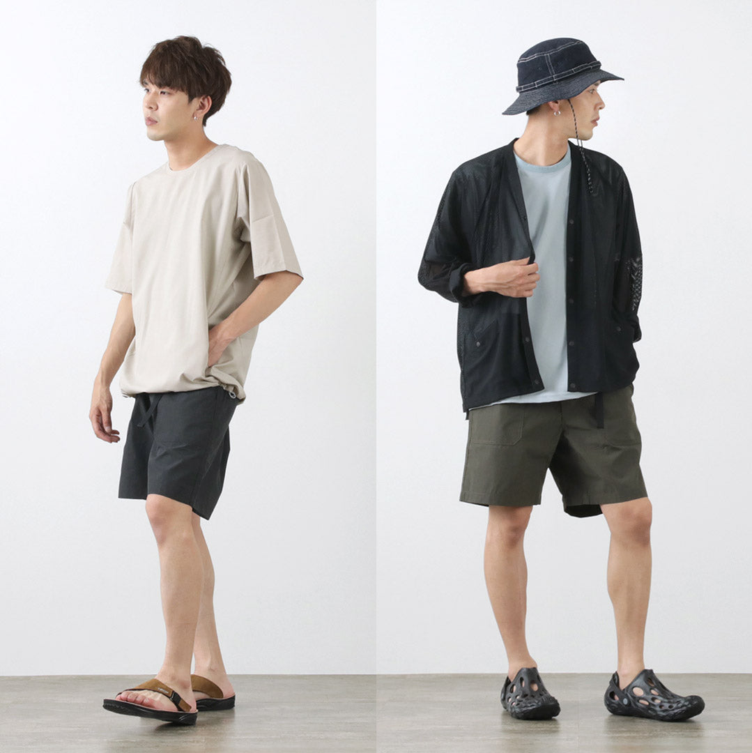 新品 ナンガ NANGA タキビ ショートパンツ ハーフパンツ ブラック L