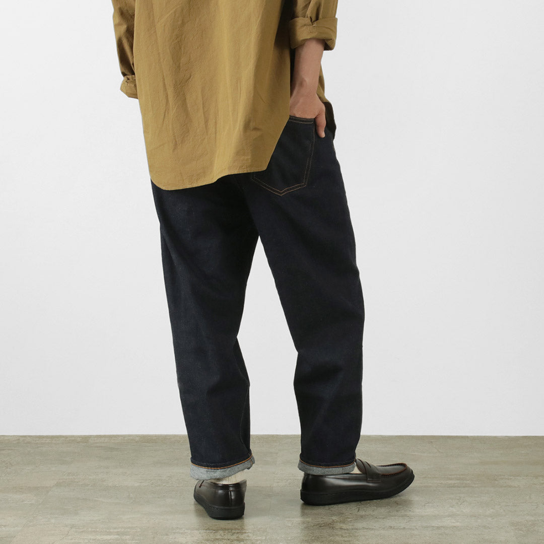 Special order RJB6171 12oz selvedge wide tapered trousers