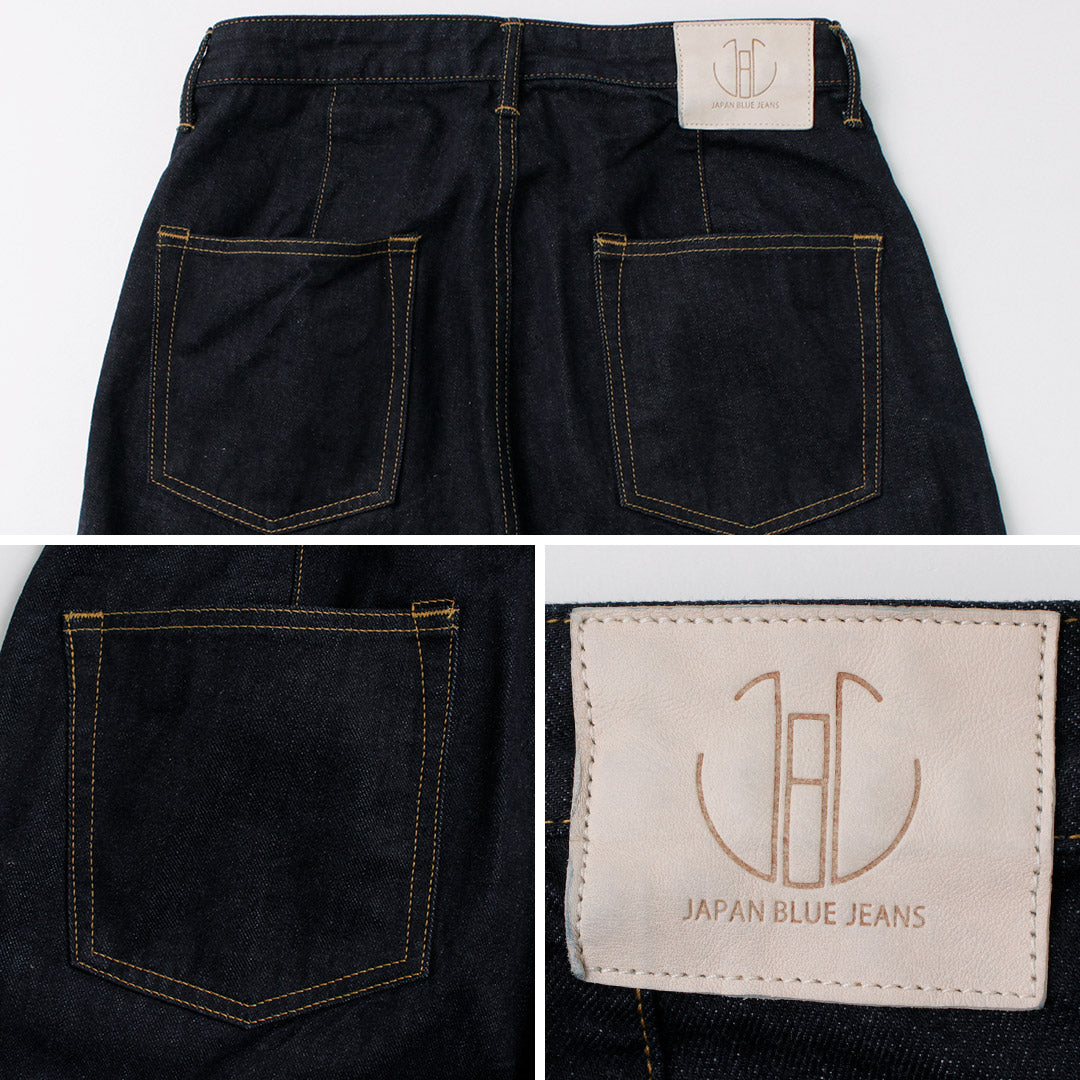 JAPAN BLUE JEANS（ジャパンブルージーンズ）別注 12oz セルビッチ カーブ インシーム ワイド テーパード デニムパンツ  セミバルーン RJB6171 メンズ 日本製 岡山